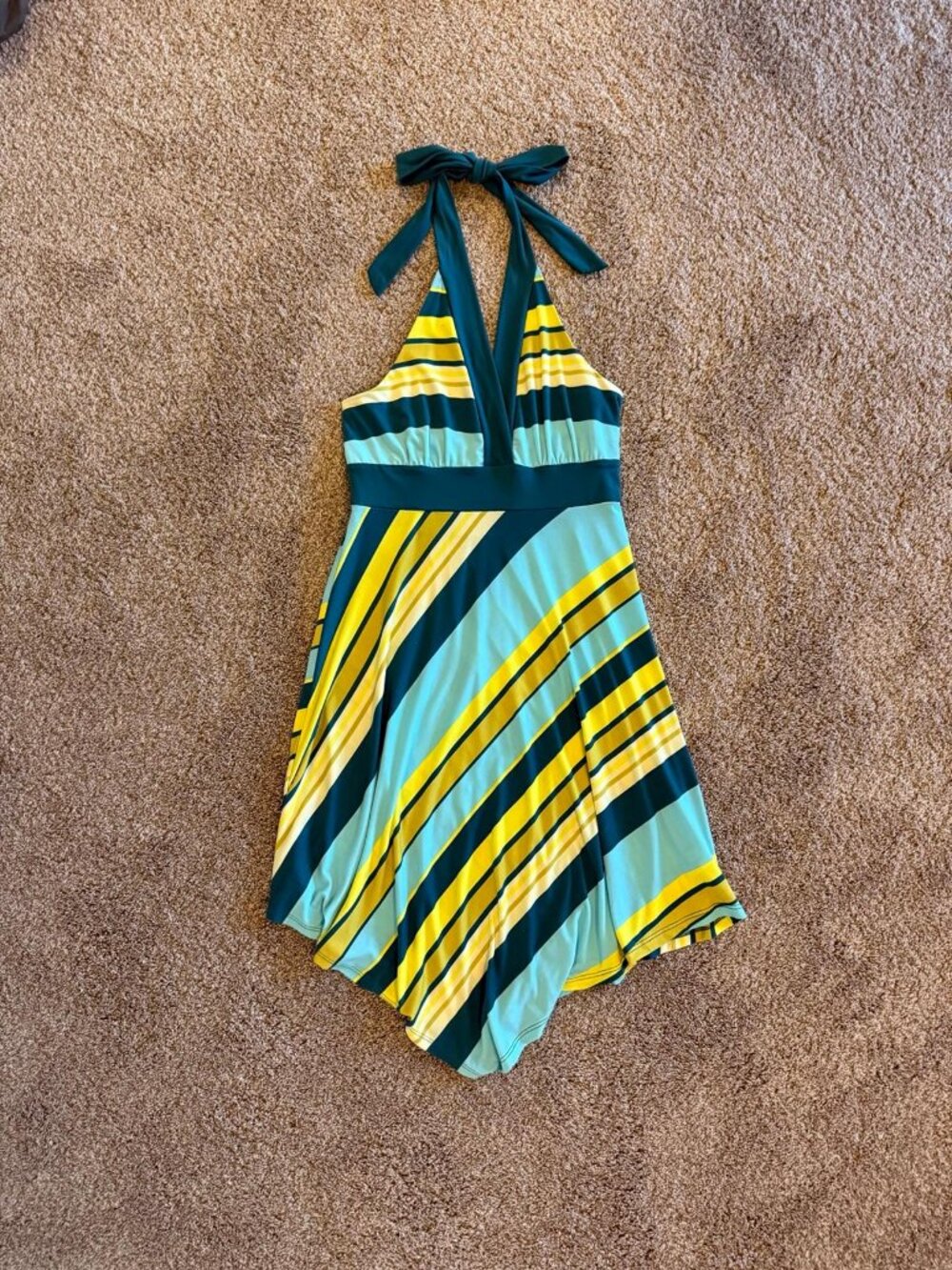 Striped Halter Dress